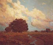 Granville Redmond Trees by a Meadow Stream Sweden oil painting artist